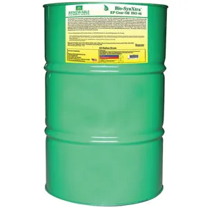 RENEWABLE LUBRICANTS 82406 Bio SynXtra Gear Oil, Grade 46, Drum 55 Gallon Capacity | AF9ZEK 30WL38