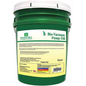 RENEWABLE LUBRICANTS 84104 Bio Vacuum Pump Oil, Pail 5 Gallon Capacity | AF9ZFA 30WL62