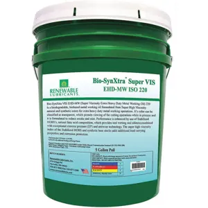 RENEWABLE LUBRICANTS 88184 Bio SynXtra EHD MW, Grade 220, 5 Gallon Capacity | AH2ZNX 30WL92