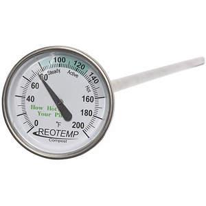 REOTEMP FG20P Bimetal Thermometer 2 Inch Dial 0 To 200f | AC9RWV 3JPN4