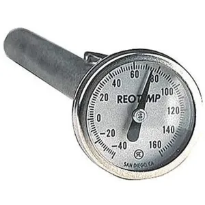 REOTEMP QP02F23PS Dial Pocket Thermometer 5 Inch Length | AC9RWR 3JPJ3