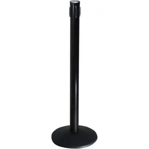 RETRACTA-BELT 301BA-RCV-HBW Receiver Post 40 Inch Height Black Aluminium | AF7GFU 20YU41