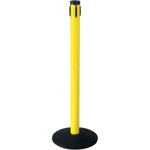 RETRACTA-BELT 301YA-RCV Receiver Post 40 Inch Height Yellow Aluminium | AF7GFX 20YU59