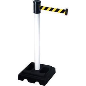RETRACTA-BELT 322PWH-BYD Barrier Post with Belt 40 inch Height 15 feet Length | AG9NDV 20YU25