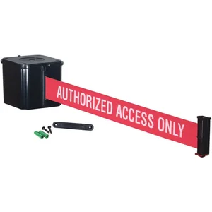 RETRACTA-BELT WM412SB20-AAO-RE Retractable Belt Barrier Black 20 feet | AH9KXG 40CK52