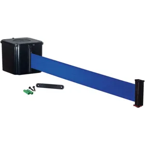 RETRACTA-BELT WM412SB25-BL-RE Wall Barrier 25 Feet Blue Belt | AF7GFY 20YU60