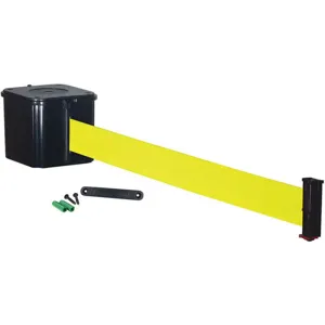 RETRACTA-BELT WM412SB25-FY-RE Retractable Belt Barrier 25 feet 4 Inch Height | AH9KYB 40CK96