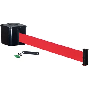 RETRACTA-BELT WM412SB15-RD-RE Wall Barrier 15 Feet Red Belt | AF7GHB 20YU88