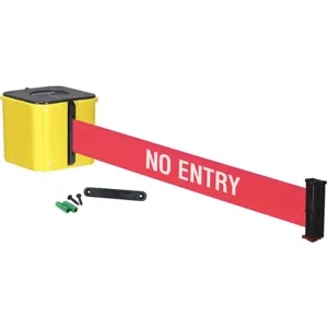 RETRACTA-BELT WM412YW20-NE-RE Retractable Belt Barrier 20 feet Red | AH9KXM 40CK57