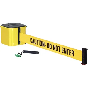 RETRACTA-BELT WM412YW30-CAU-RE Wall Barrier 30 Feet -caution Do Not Enter | AF7GFT 20YU40