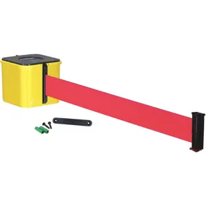 RETRACTA-BELT WM412YW30-RD-RE Retractable Belt Barrier 30 feet Red | AH9KYR 40CL30