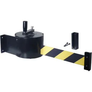 RETRACTA-BELT WM5000-BYD-HDRE Manual Wall Barrier 50 Feet Black/yellow Belt | AF7GFE 20YT91