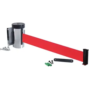 RETRACTA-BELT WM700PC-RD-RE Wall Barrier 10 Feet Red Belt | AF7GBN 20YU99