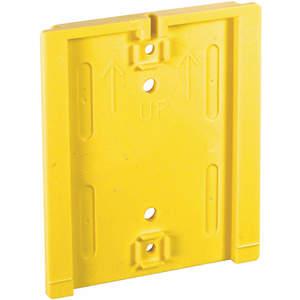 RETRACTA-BELT WP412F-YW Yellow Wall Mount Plate for WM412 | AG9NEL 20YV32