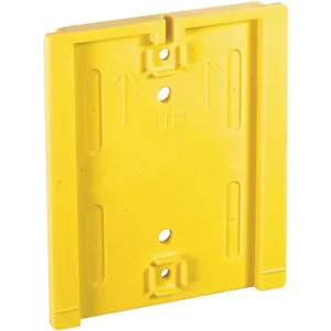 RETRACTA-BELT WP412F-YW Yellow Wall Mount Plate for WM412 | AG9NEL 20YV32