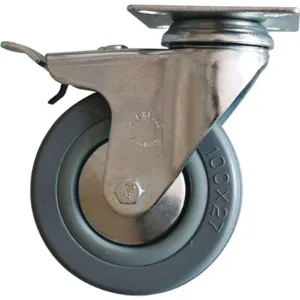 REVVO TSED 050 RN0D B Swivel Plate Caster With Lock 110 Lb 2 Inch Diameter | AA7LYB 16D122