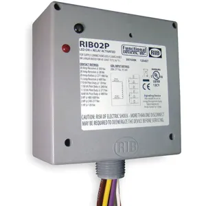 FUNCTIONAL DEVICES INC / RIB RIB02P Enclosed Pre-wired Relay Dpdt 20a@300vac | AB9QMG 2ETC2