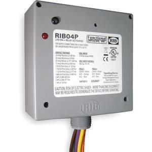 FUNCTIONAL DEVICES INC / RIB RIB04P Enclosed Pre-wired Relay Dpdt 20a@300vac | AB9QMH 2ETC3