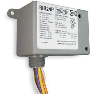 FUNCTIONAL DEVICES INC / RIB RIB24P Enclosed Pre-wired Relay Dpdt 20a@300vac | AB9QME 2ETA9