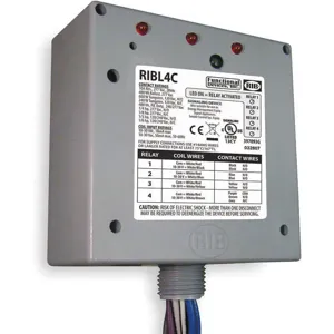 FUNCTIONAL DEVICES INC / RIB RIBL4C Enclosed Pre-wired Relay (3)spst Spdt10a | AB9QLX 2ETA2