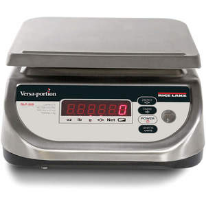 RICE LAKE RLP-30S Compact Bench Scale 15kg/30 Lb. Capacity | AE9CKZ 6HNK4