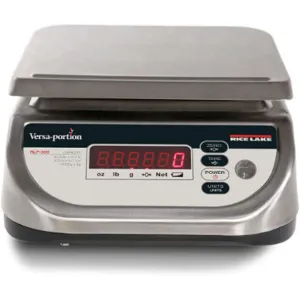 RICE LAKE RLP-30S Compact Bench Scale 15kg/30 Lb. Capacity | AE9CKZ 6HNK4