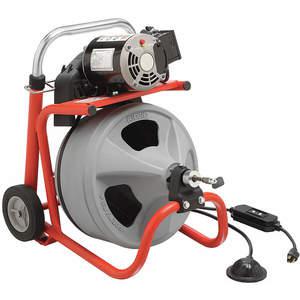RIDGID 26998 Drain Cleaning Machine, With Drain Cleaning Gloves, 1/2 Inch x 75 ft. Cable | AB8YDJ 2AER5
