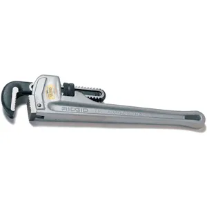 RIDGID 31090 Straight Pipe Wrench, 10 Inch Length, Aluminium | AE7QYQ 6A650