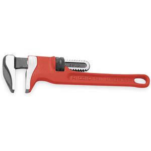 RIDGID 31400 Straight Spud Pipe Wrench, Smooth Toothless Jaw, 12 Inch Length | AE3TRN 5FY89