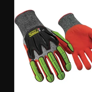 RINGERS GLOVES 065-12 Cut Resistant Gloves 2xl Black/hi-vis Pr | AF7AZT 20TP03