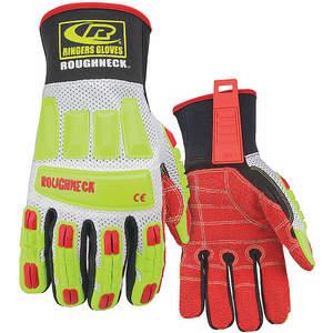 RINGERS GLOVES 298-09 Glove Impact Resistant M Hi Visibility Pair | AC4LDA 30D829