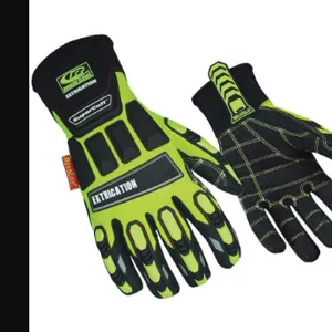 RINGERS GLOVES 337-09 Glove Impact Resistant M Hi Visibility Pair | AC4LEF 30D882