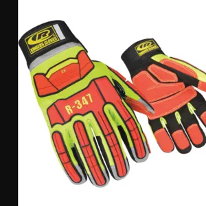 RINGERS GLOVES 347-13 Glove Rescue Cut Resistant 3xl Hi-visibility Pr | AC4LEY 30D901