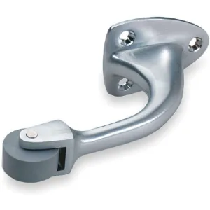 ROCKWOOD 455.26D Curved Roller Stop Satin Chrome Screw-in | AF6VEP 20KA62