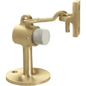 ROCKWOOD 473.3 Hook-style Door Holder 2-1/2 Inch Polished Brass | AC9LWW 3HHT8