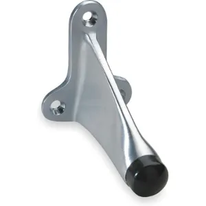 ROCKWOOD 487.26D Rigid Door Stop Wall Mount Satin Chrome | AG6PVG 3HHZ9