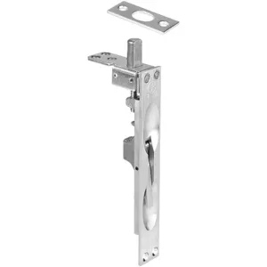 ROCKWOOD 557.26D Lever Extension Flush Bolt Satin Chrome | AC9LYT 3HJC9