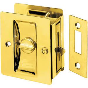 ROCKWOOD 891.3 Locking Pocket Door Pull Handle Brass | AC9MAV 3HJJ4
