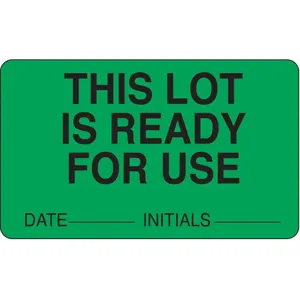 ROLL PRODUCTS 141455 Laboratory Label 2-1/2 Inch Width - Pack Of 1000 | AD2WBP 3VCC3