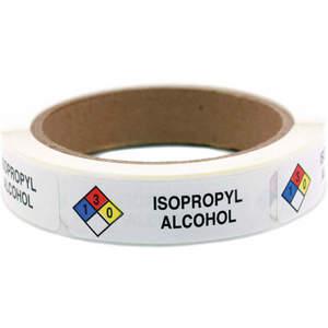 ROLL PRODUCTS 141547 Chemical Label Alcohol Roll - Pack Of 250 | AF3XLZ 8EEP0