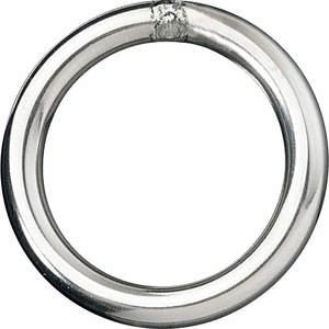 RONSTAN RF123 Welded Ring, 1320 lb Working Load Limit, 316 Stainless Steel | AE9BVX 6HJC2