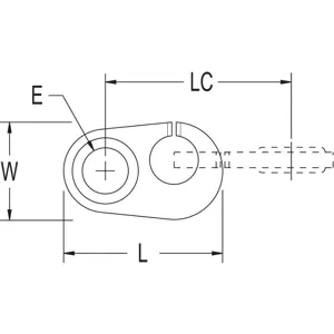 RONSTAN RF536 Rope Connector 316 Stainless Steel | AE3UKH 5GAA6