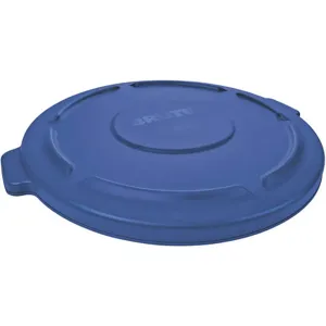 RUBBERMAID 1779731 Trash Can Top Flat Snap-On Closure Blue | AH9NPV 40PM42