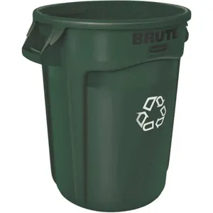 RUBBERMAID 1788472 Utility Container 32 gallon Green | AH9NPN 40PM33