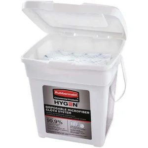 RUBBERMAID 1822351 Disposable Cloth Charging Tub Pk 4 | AF6VMV 20KK66