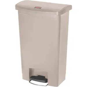 RUBBERMAID 1883458 Trash Can Rectangular 13 gallon Beige | AH8JHC 38UJ62