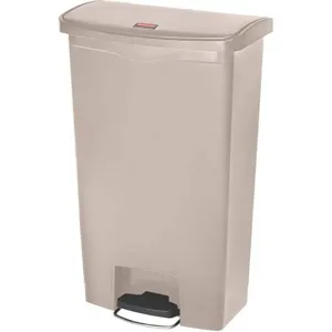 RUBBERMAID 1883460 Trash Can Rectangular 18 gallon Beige | AH8JHA 38UJ60