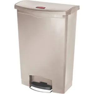 RUBBERMAID 1883552 Trash Can Rectangular 24 gallon Beige | AH8JGY 38UJ58