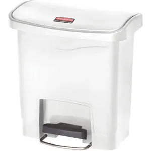 RUBBERMAID 1883554 Wastebasket Rectangular 4 gallon White | AH8JGW 38UJ56