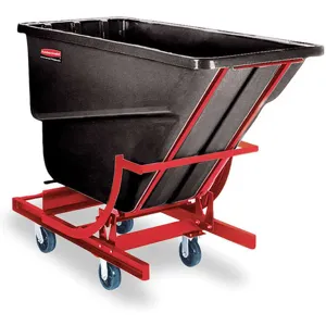 RUBBERMAID FG105943BLA Self-dumping Hopper 1 Cubic Yard 1000 Lb. | AE7KWV 5Z212